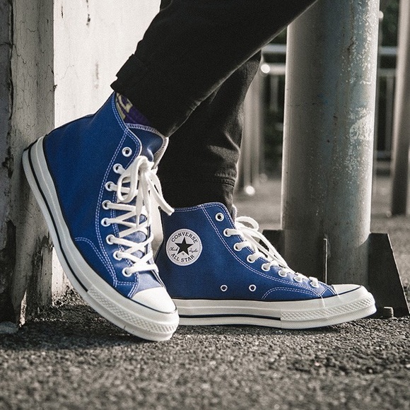 Converse Shoes - Converse Chuck Taylor Navy High Top Sneakers
